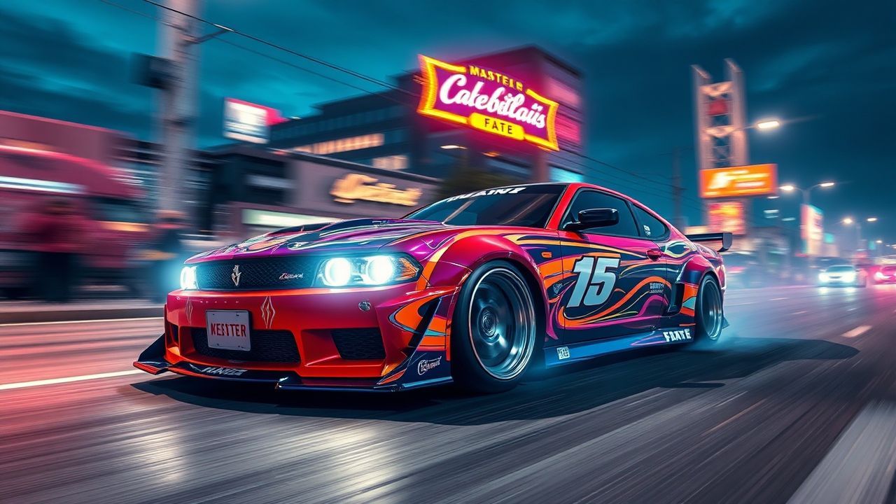 Blazing Street Race Modified Neon Dreams