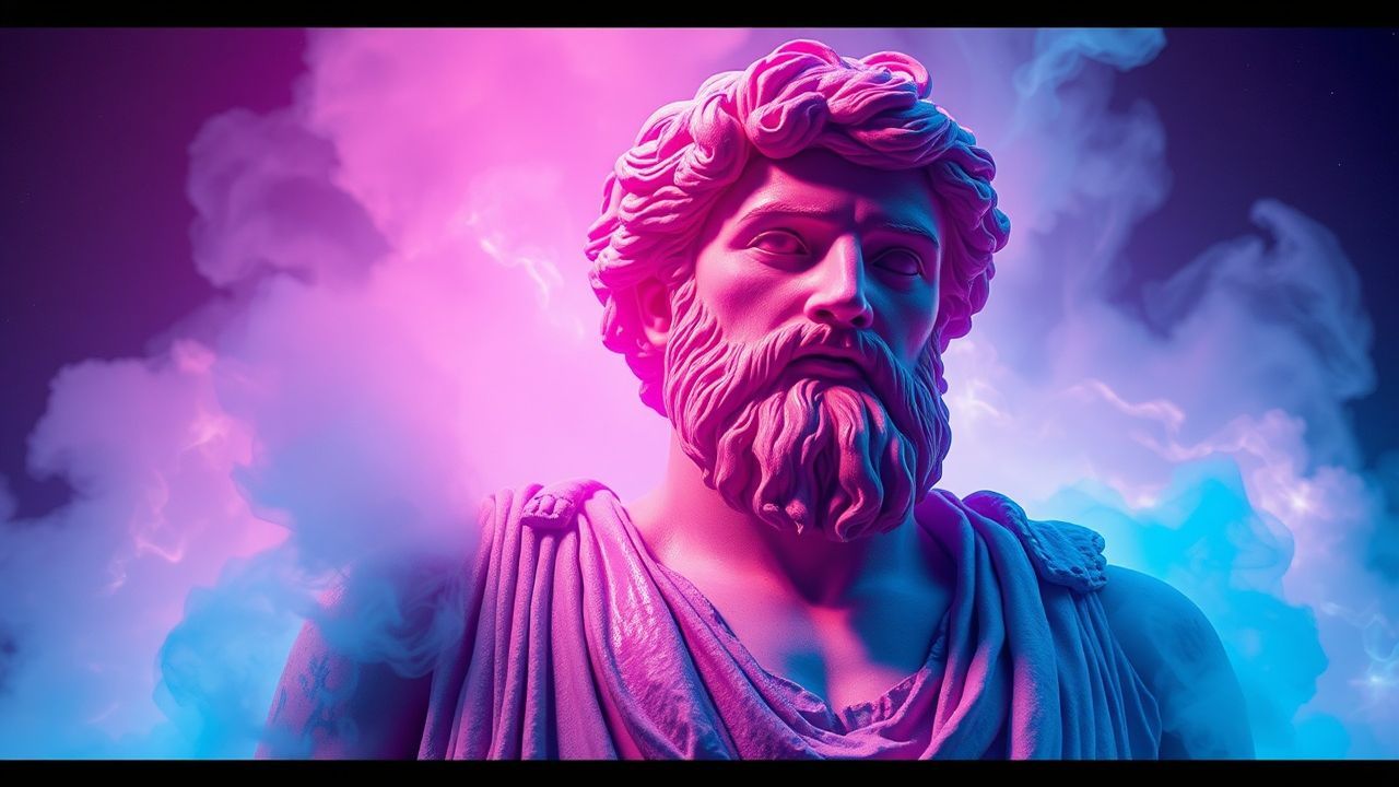 Dreamy Greek Statue Glitch