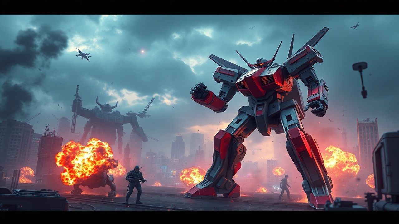 Colossal Mech Battle Giant