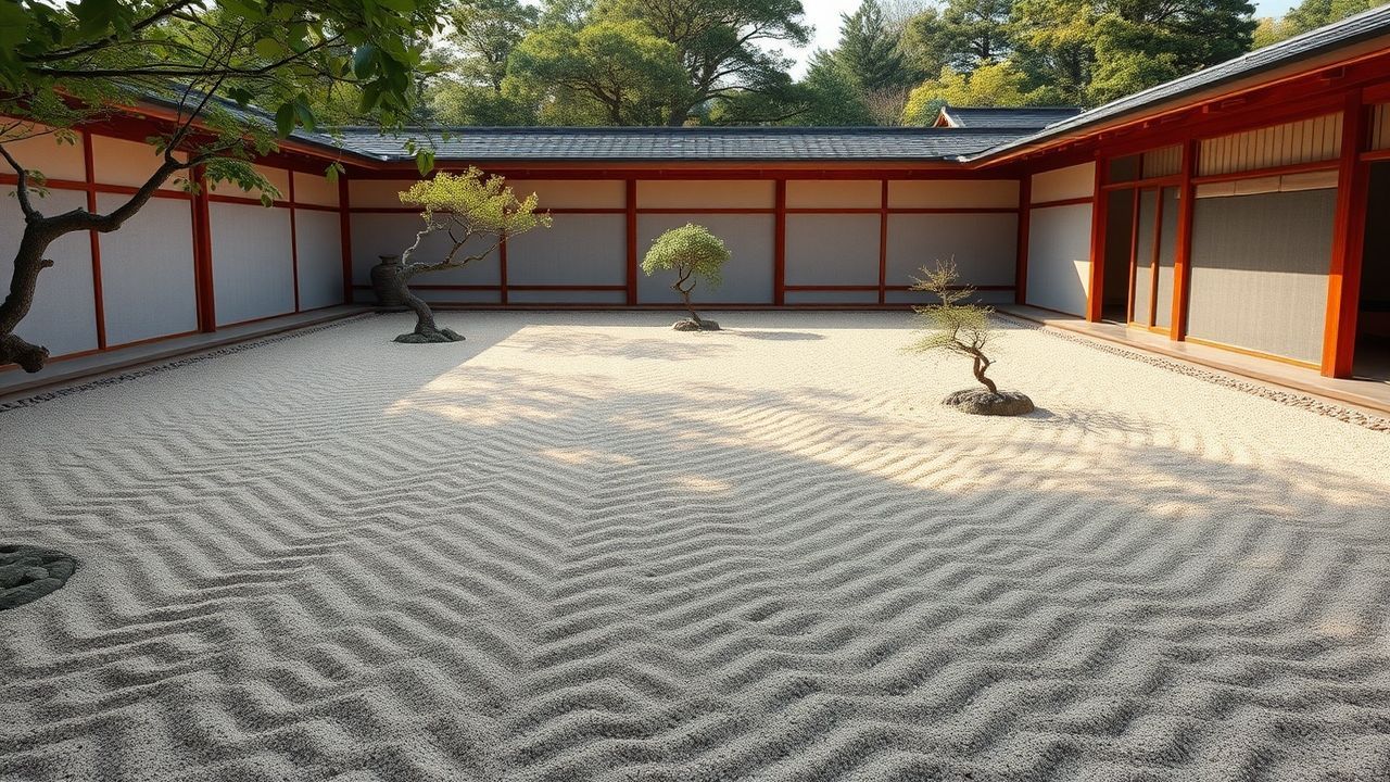 Peaceful Japan Zen Garden Serenity
