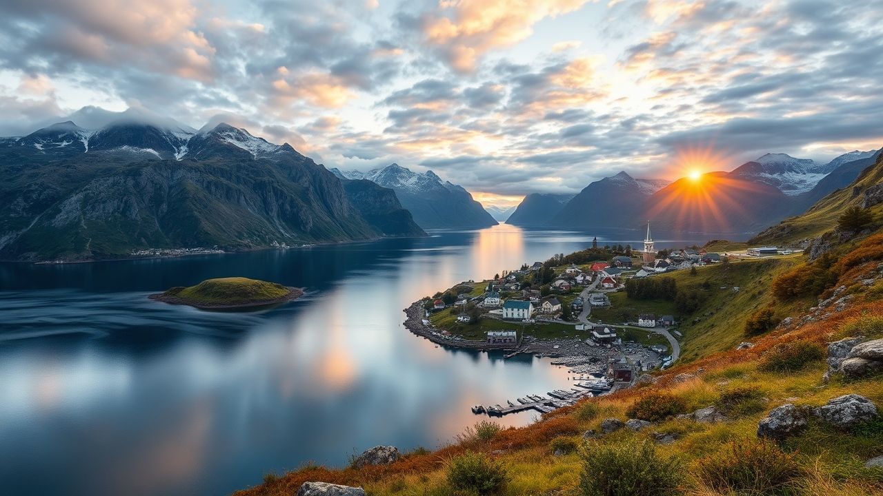 Frozen Norway Lofoten Islands Drama