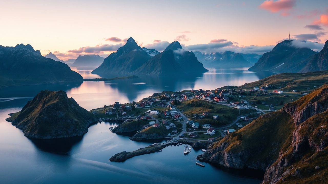 Pristine Norway Lofoten Islands Drama