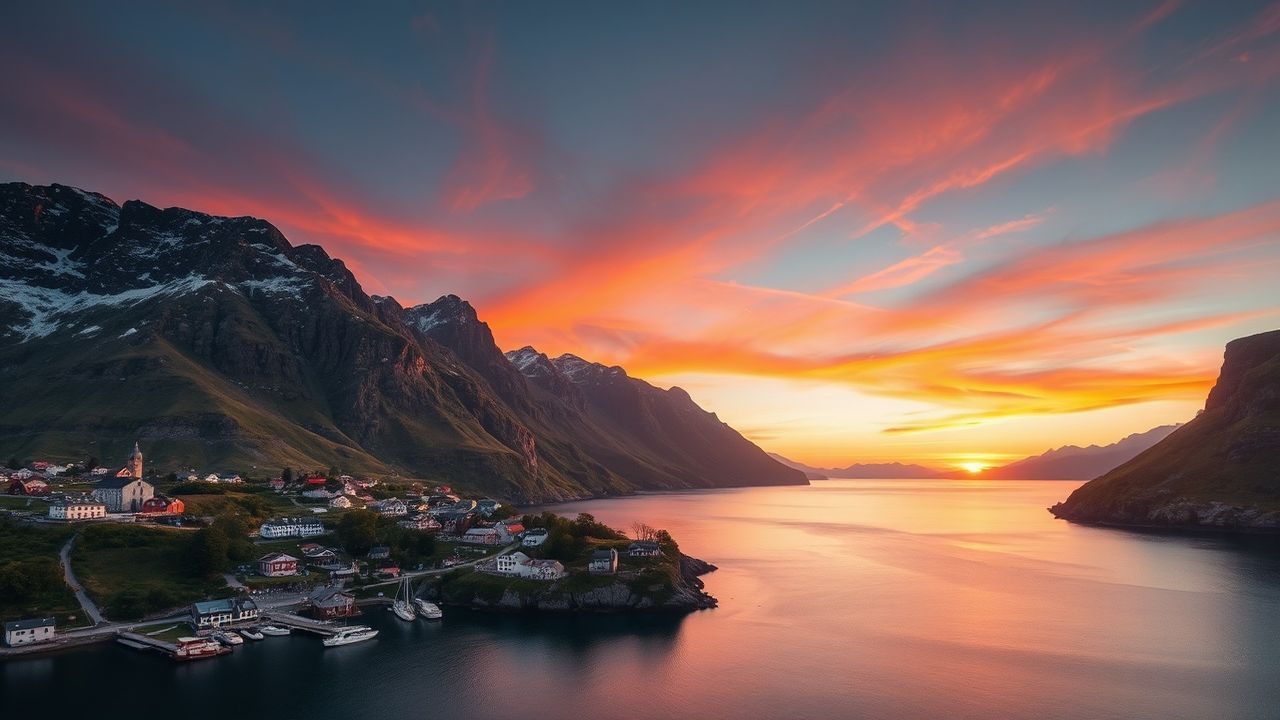Frozen Norway Lofoten Islands Drama