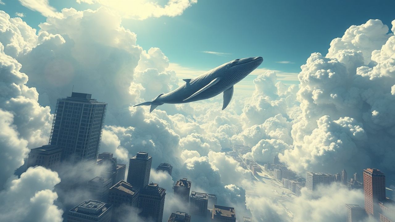 Paradoxical Whale Flying City