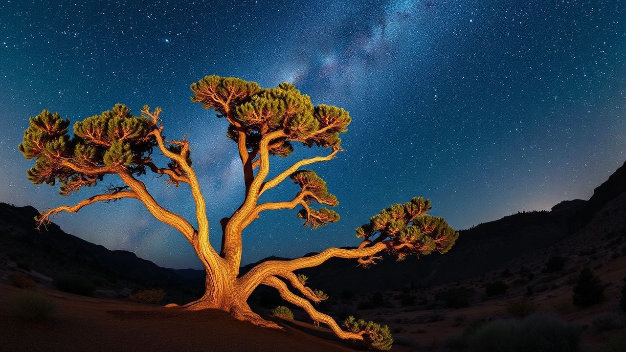 Enchanting Milky Way Core Ruins