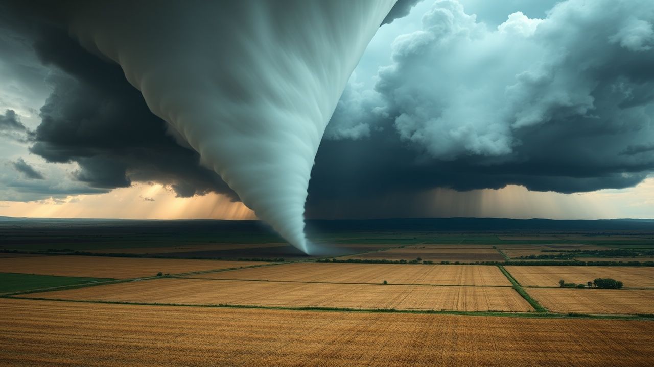Enchanting Tornado Supercell Structure Drama