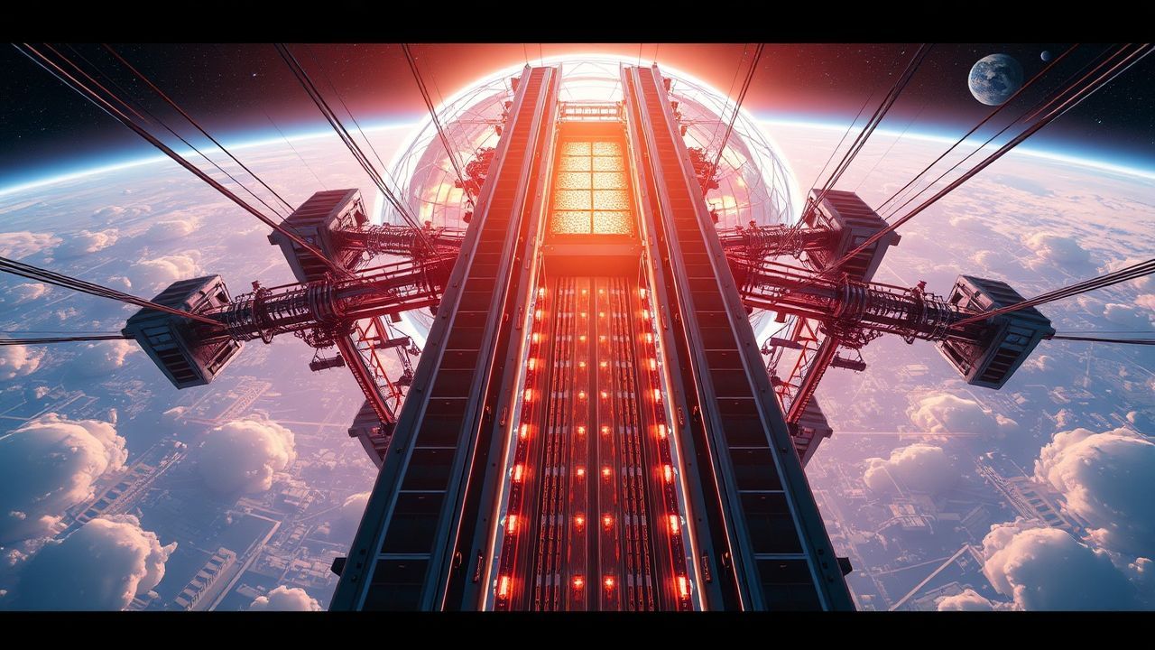 Nebulous Space Elevator Earth
