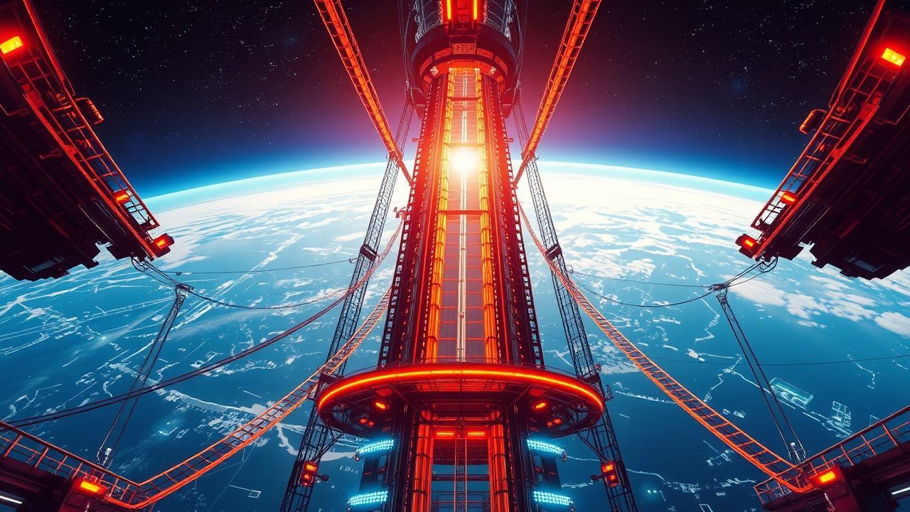 Cosmic Space Elevator Earth
