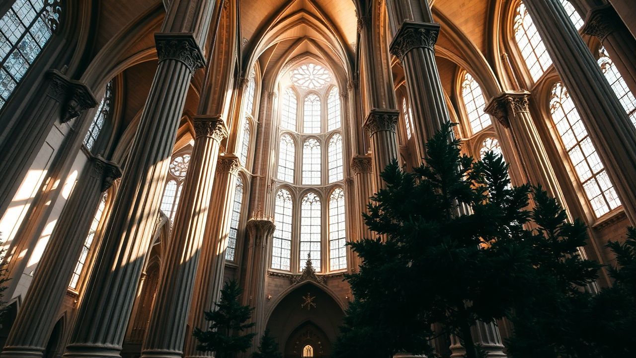 Iconic Sagrada Familia Interior