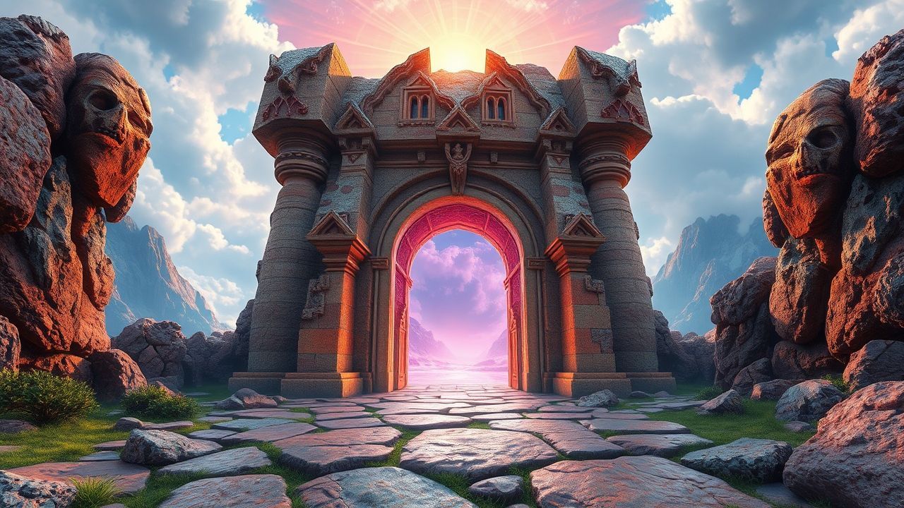 Enchanted Portal Stone Arch