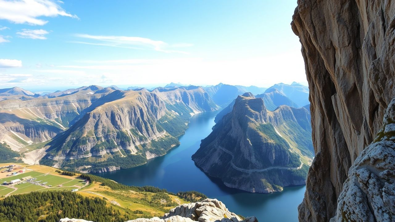 Rugged Norway Trolltunga Cliff Drama
