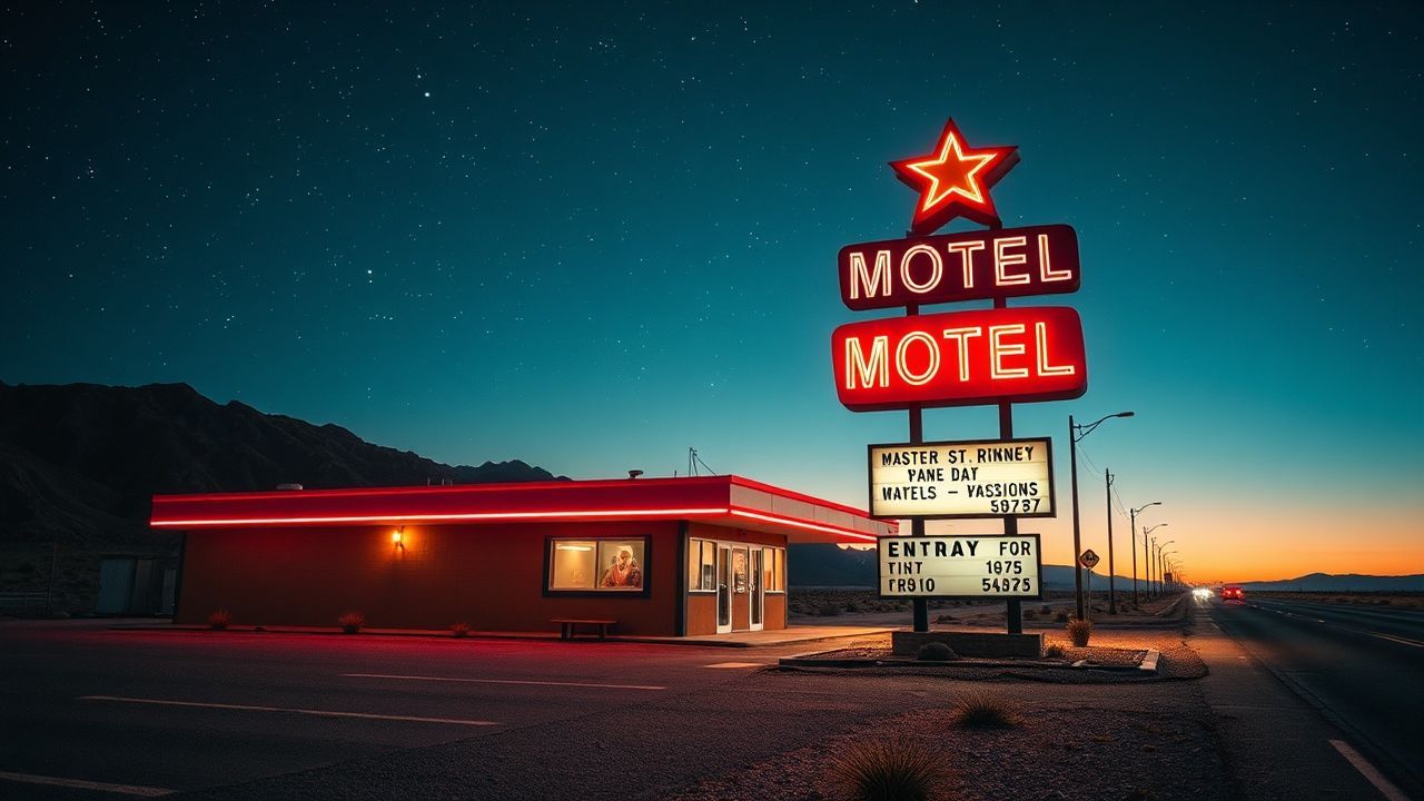 Neon Motel Sign Vacancy Neon Dreams