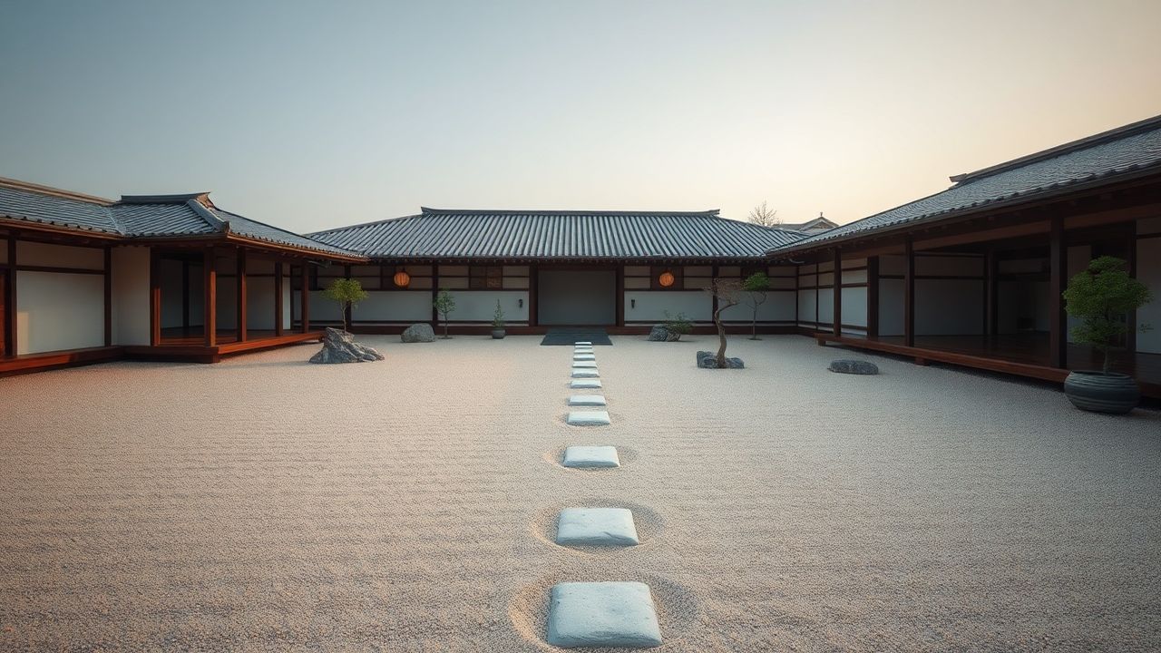 Tranquil Japan Zen Garden Serenity