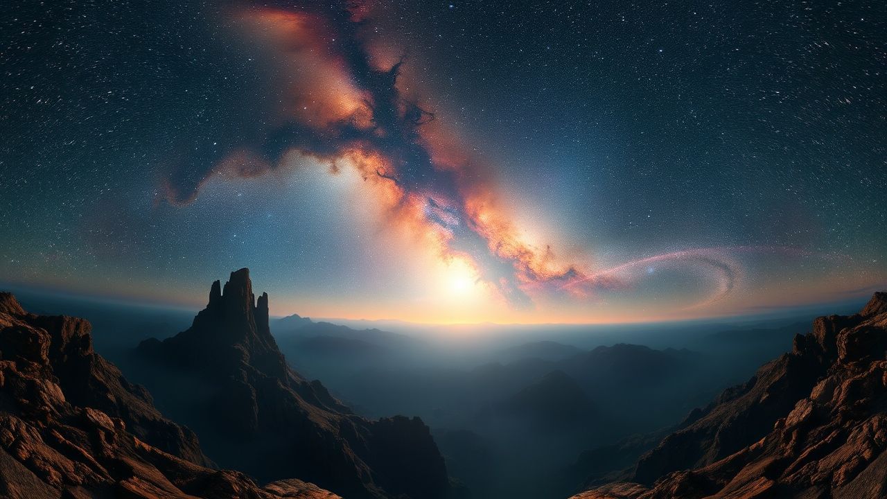 Vast Eagle Nebula Pillars Panorama