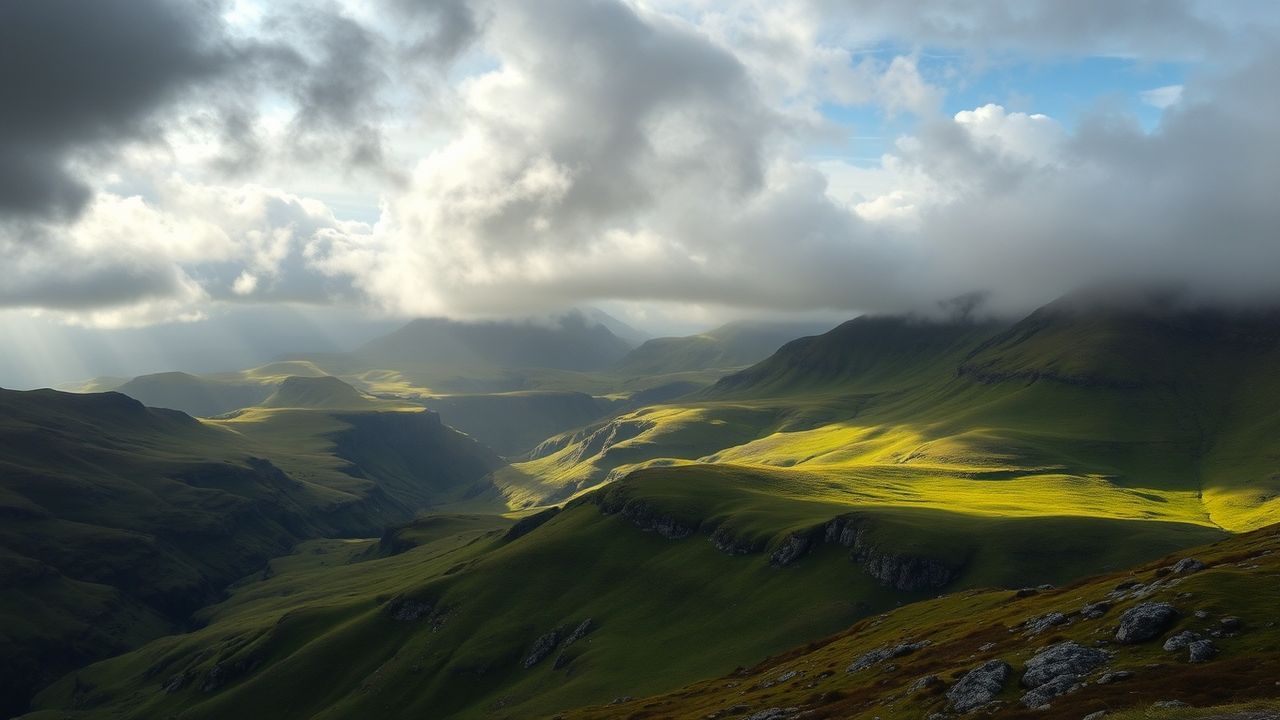 Glorious Scottish Highlands Rolling Drama
