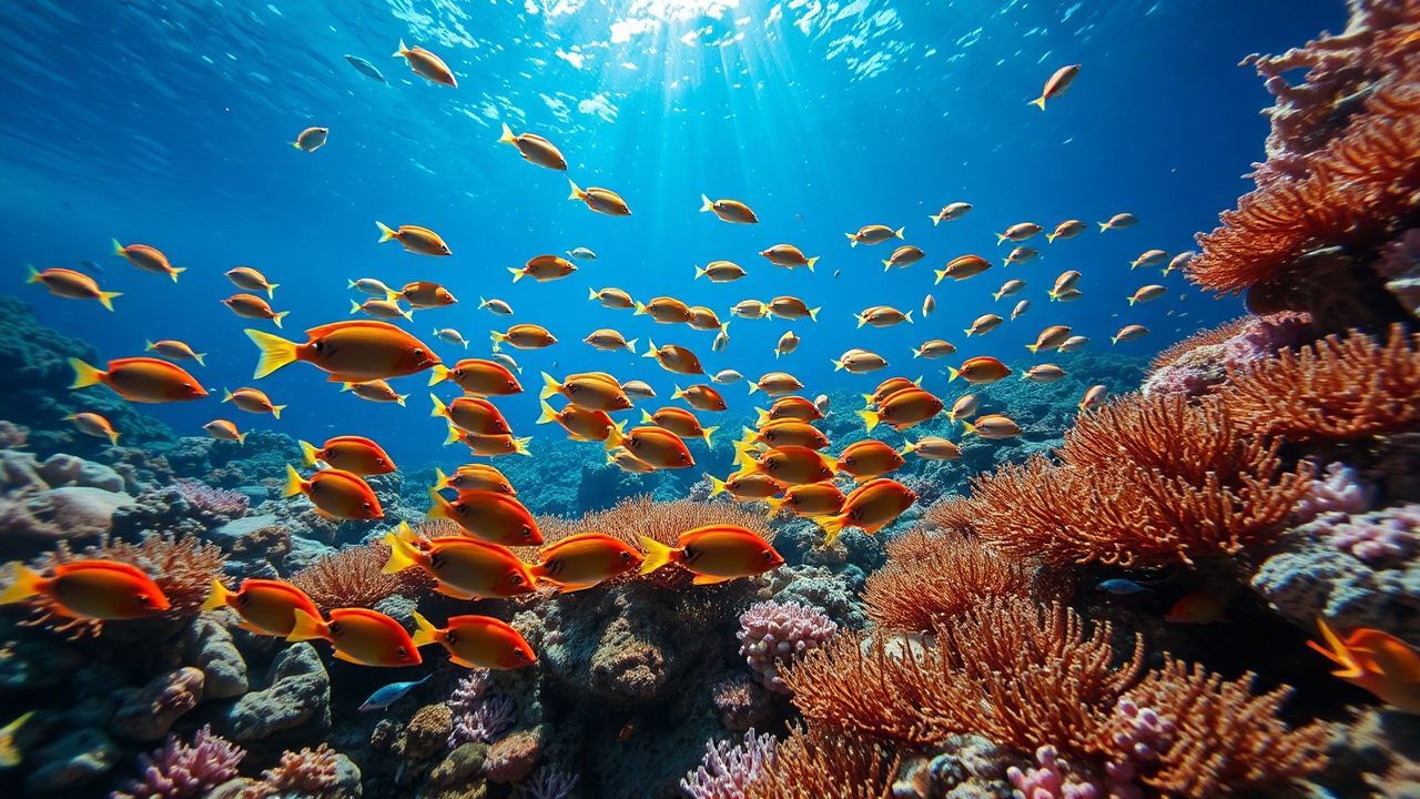 Coral Coral Reef Vibrant