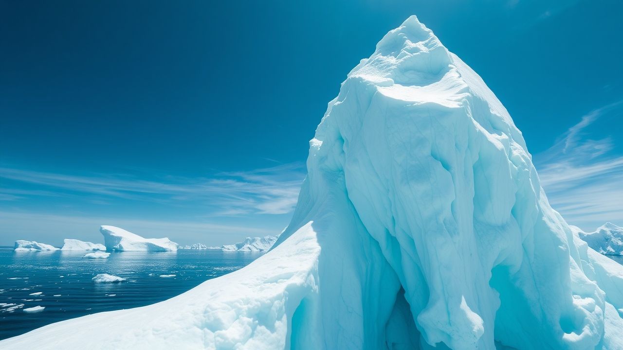 Wild Iceberg Sculpture Floating