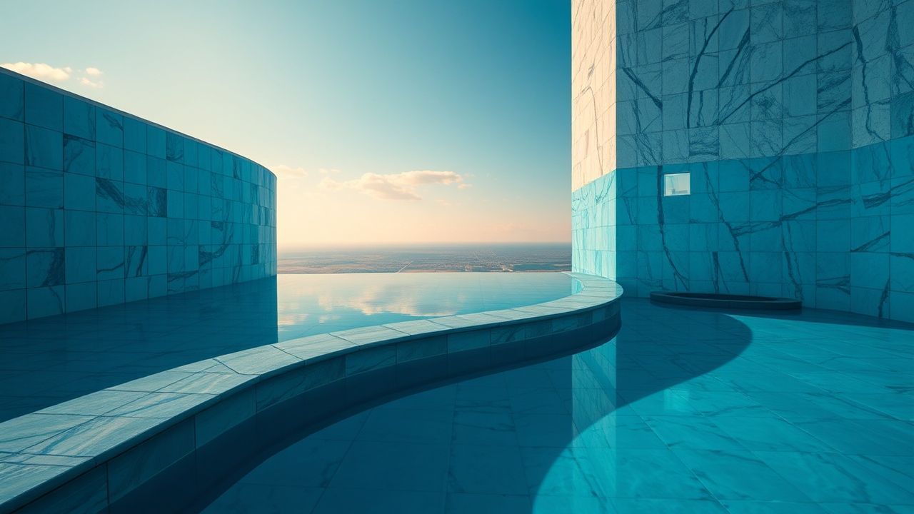 Nostalgic Liminal Pool Empty