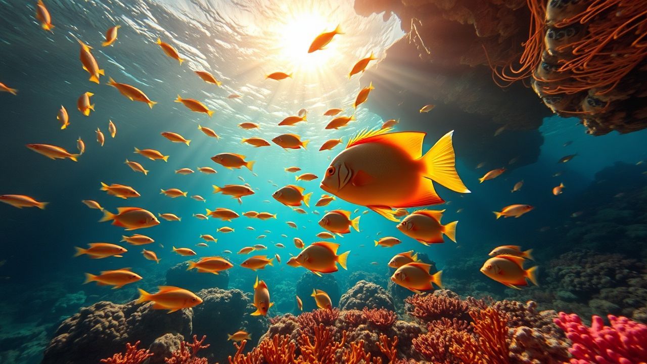 Deep Coral Reef Vibrant