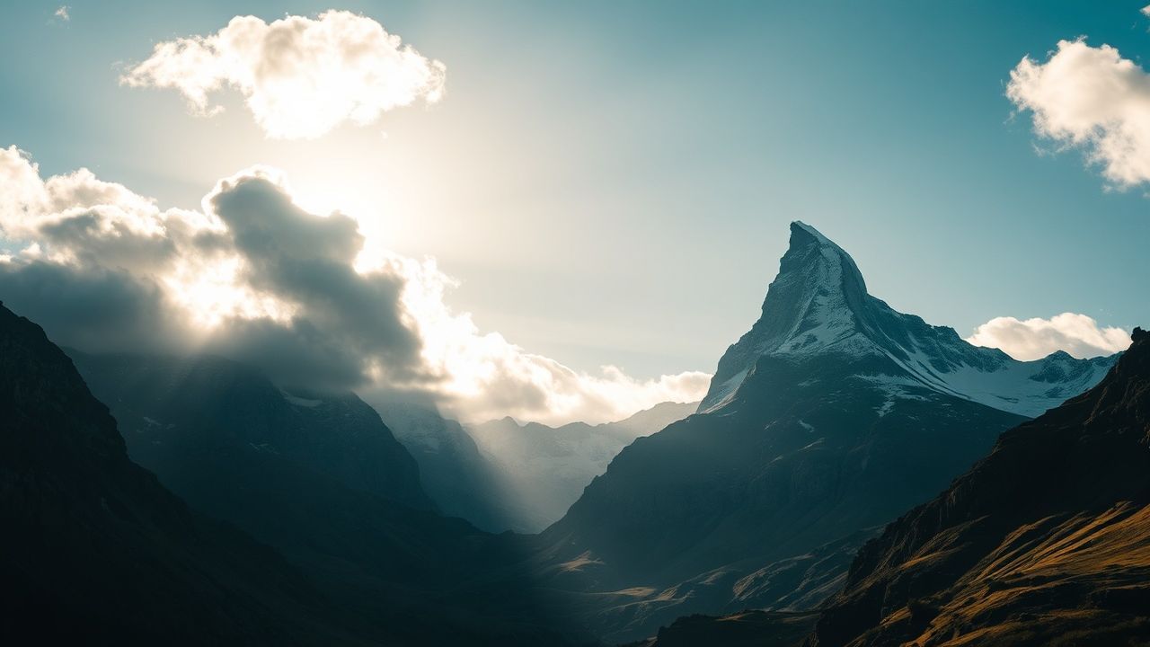 Pristine Matterhorn Pyramid Peak Drama