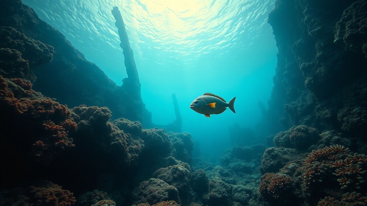 Abyssal Shipwreck Coral Encrusted