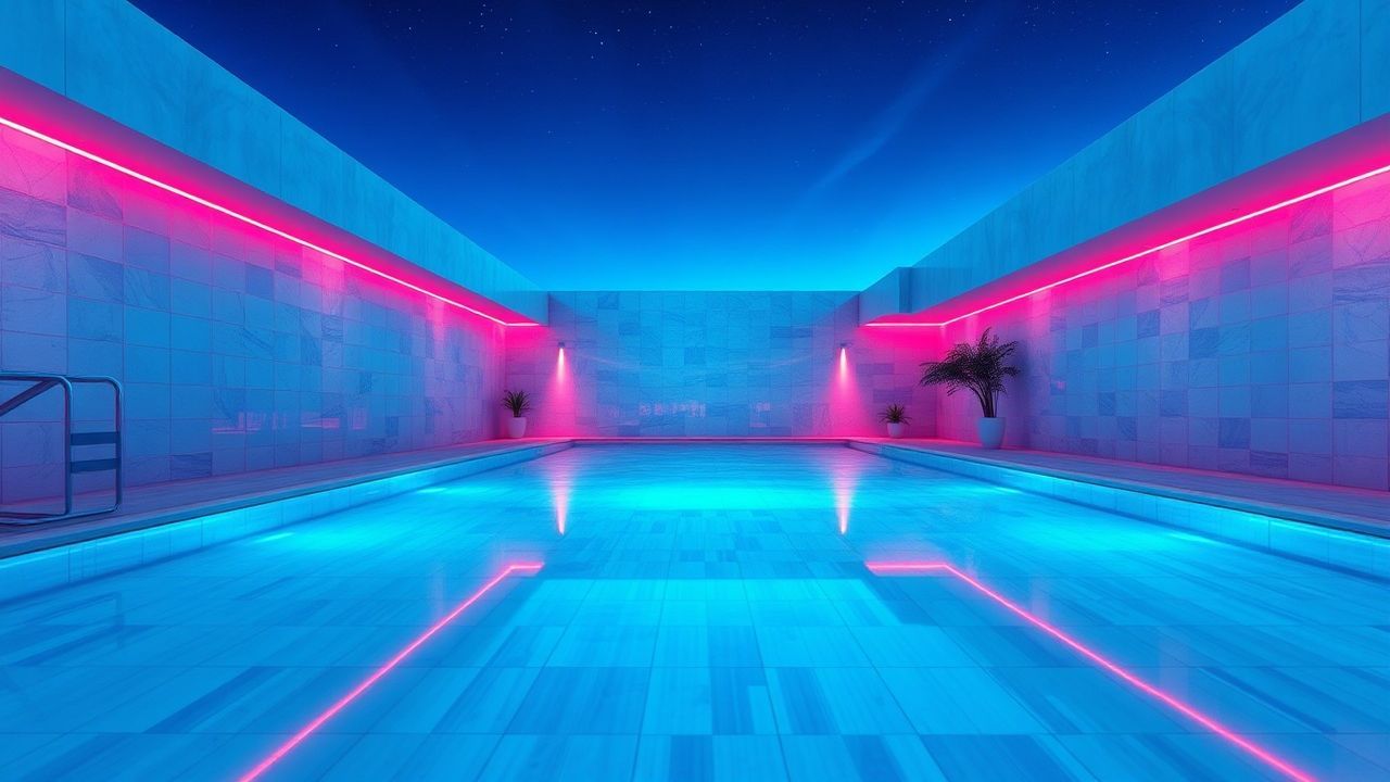 Nostalgic Liminal Pool Empty