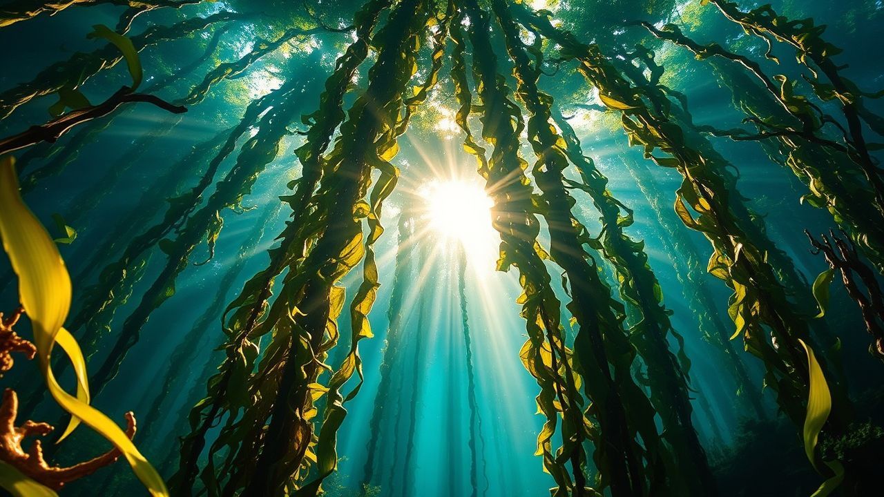 Luminous Kelp Forest Cathedral Depths