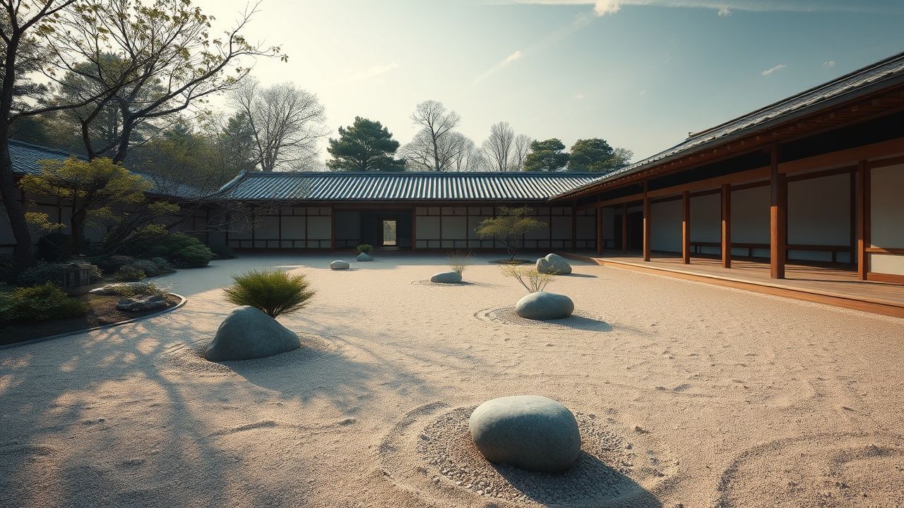 Serene Japan Zen Garden Serenity