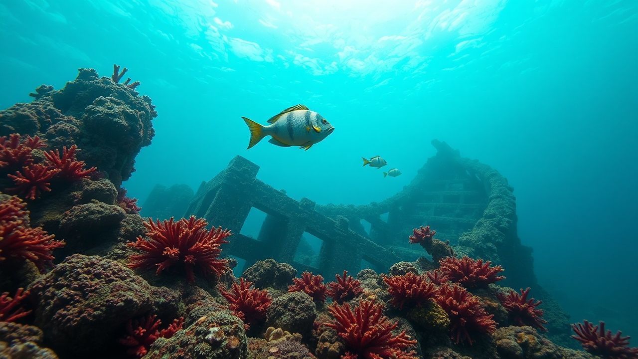 Deep Shipwreck Coral Encrusted