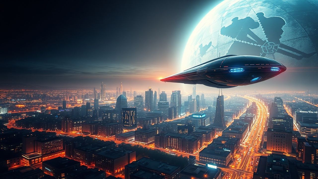 Futuristic Alien First Contact