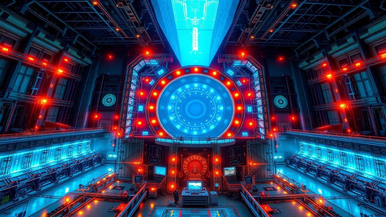 Quantum Fusion Reactor Core Glow