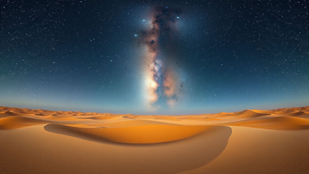 Verdant Desert Milky Way by Night
