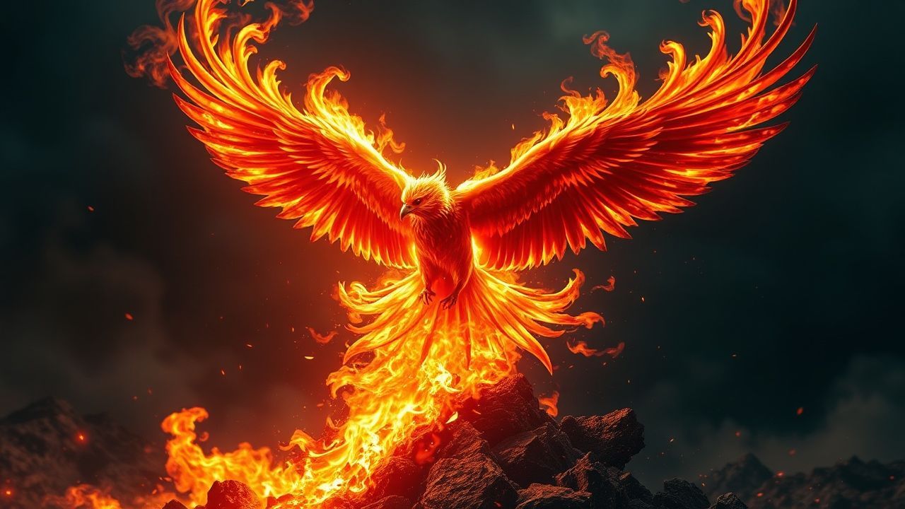Magical Phoenix Rising Ashes Magic