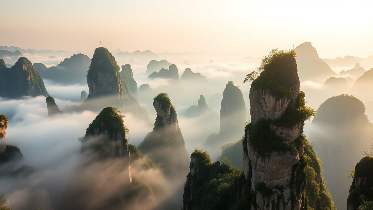 Wild China Zhangjiajie Avatar in the Mist