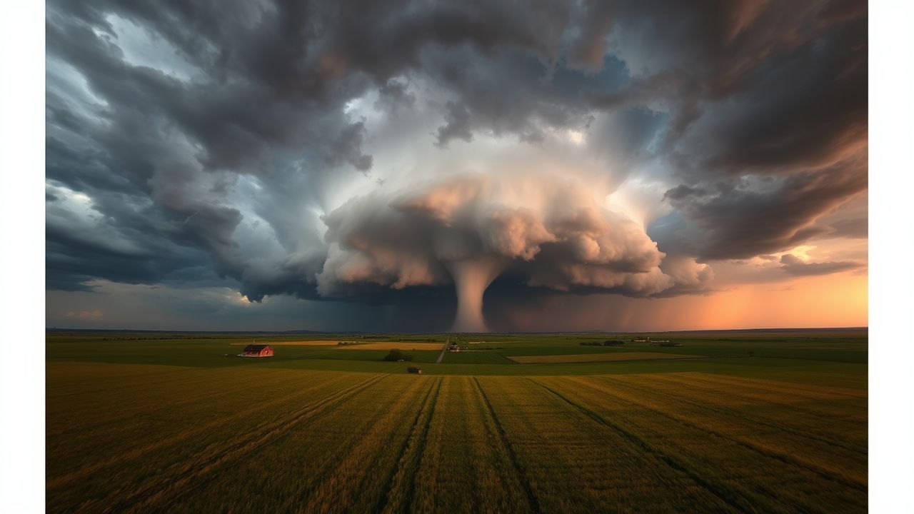 Radiant Supercell Thunderstorm Rotating