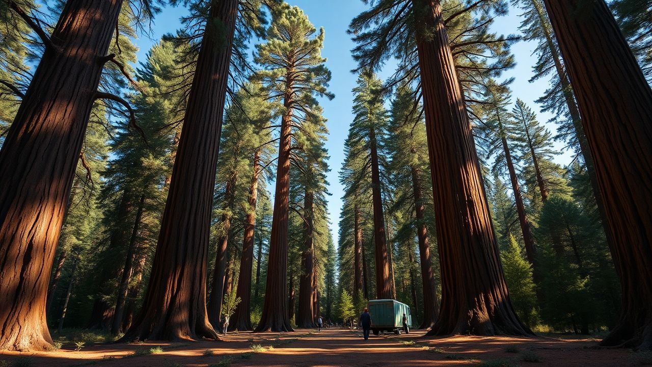 Dramatic Sequoia Grove Giant
