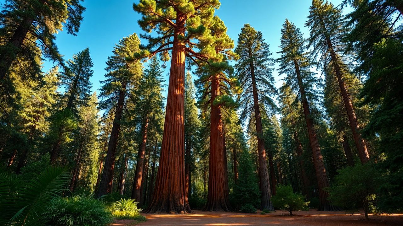 Dramatic Sequoia Grove Giant