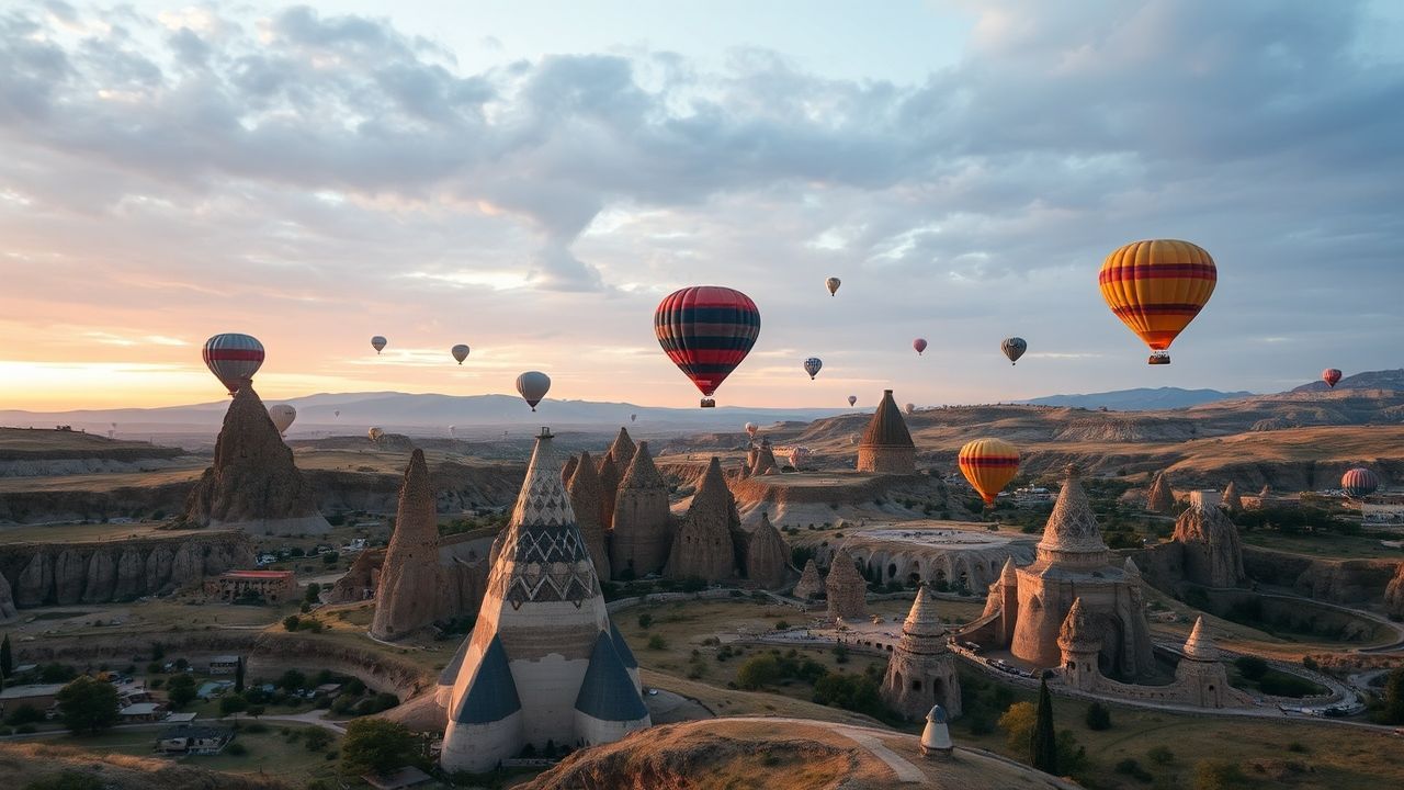 Breathtaking Cappadocia Turkey Fairy at Sunrise