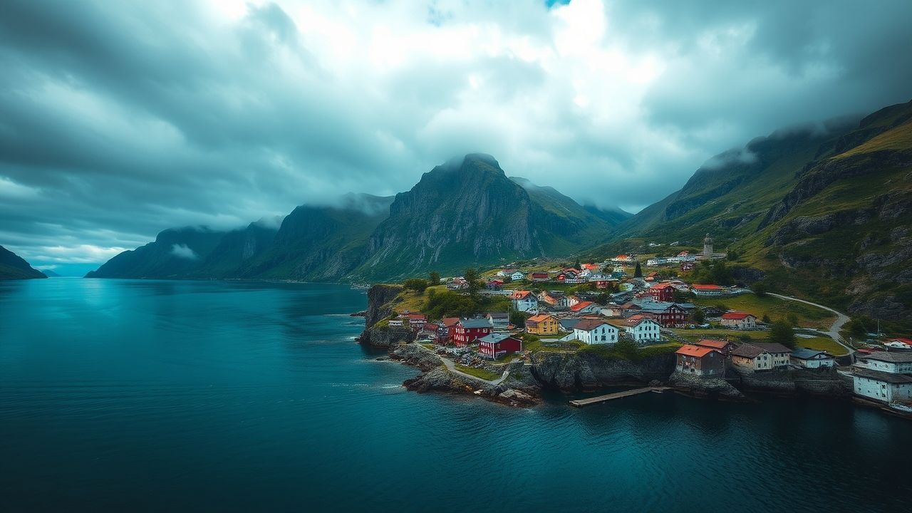 Wild Norway Fjord Cliffs Drama