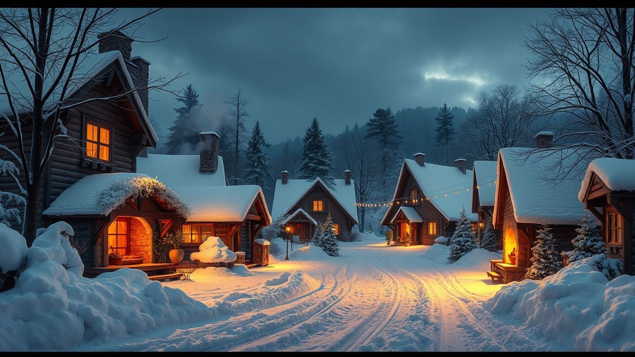 Radiant Village First Cozy in Winter