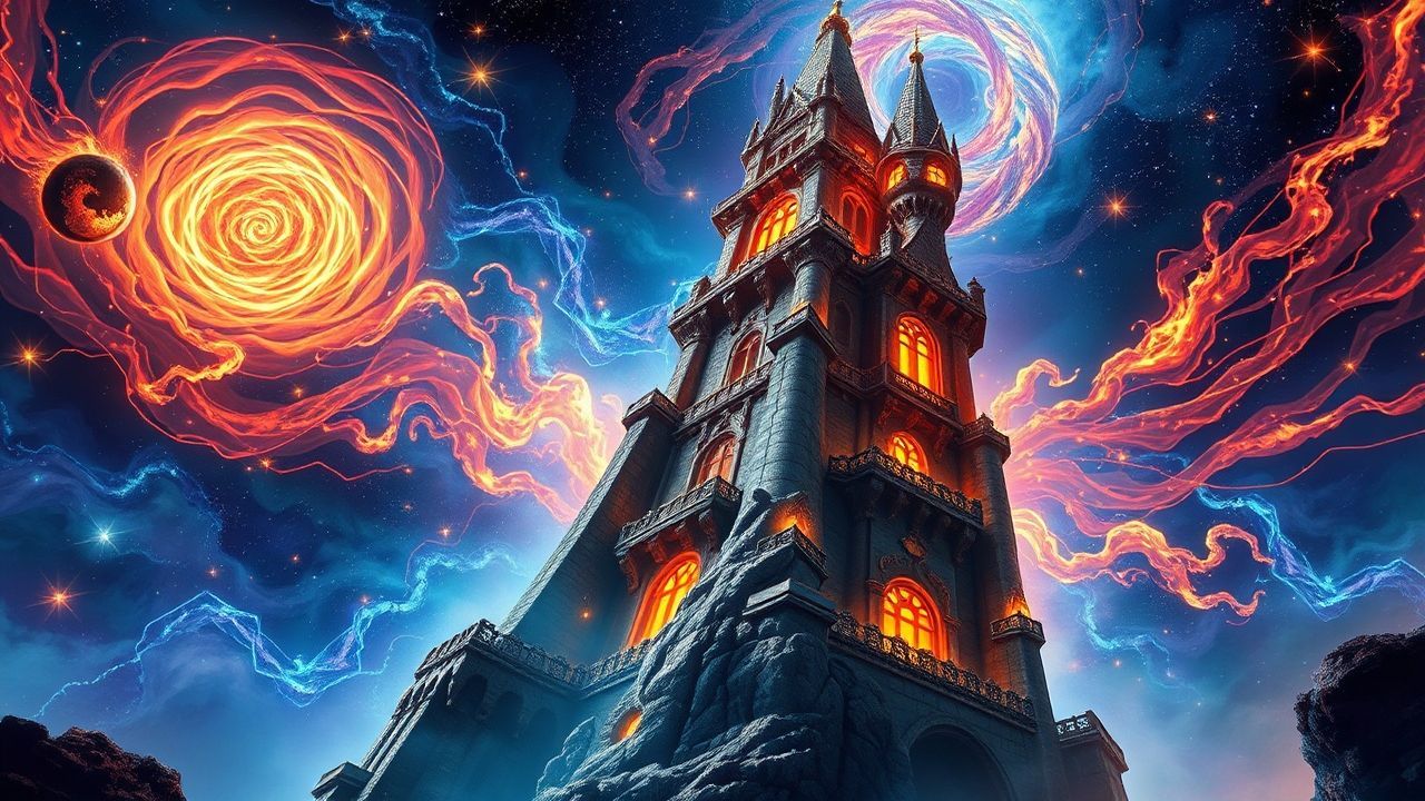 Celestial Wizard Tower Energy Magic