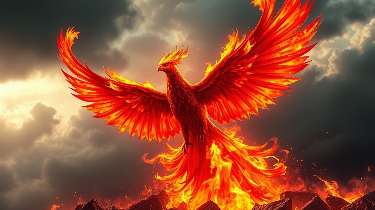 Arcane Phoenix Rising Ashes Magic
