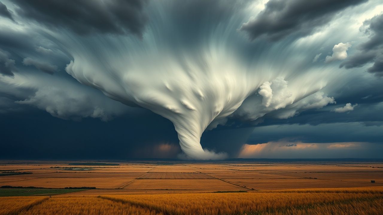 Radiant Tornado Supercell Structure Drama
