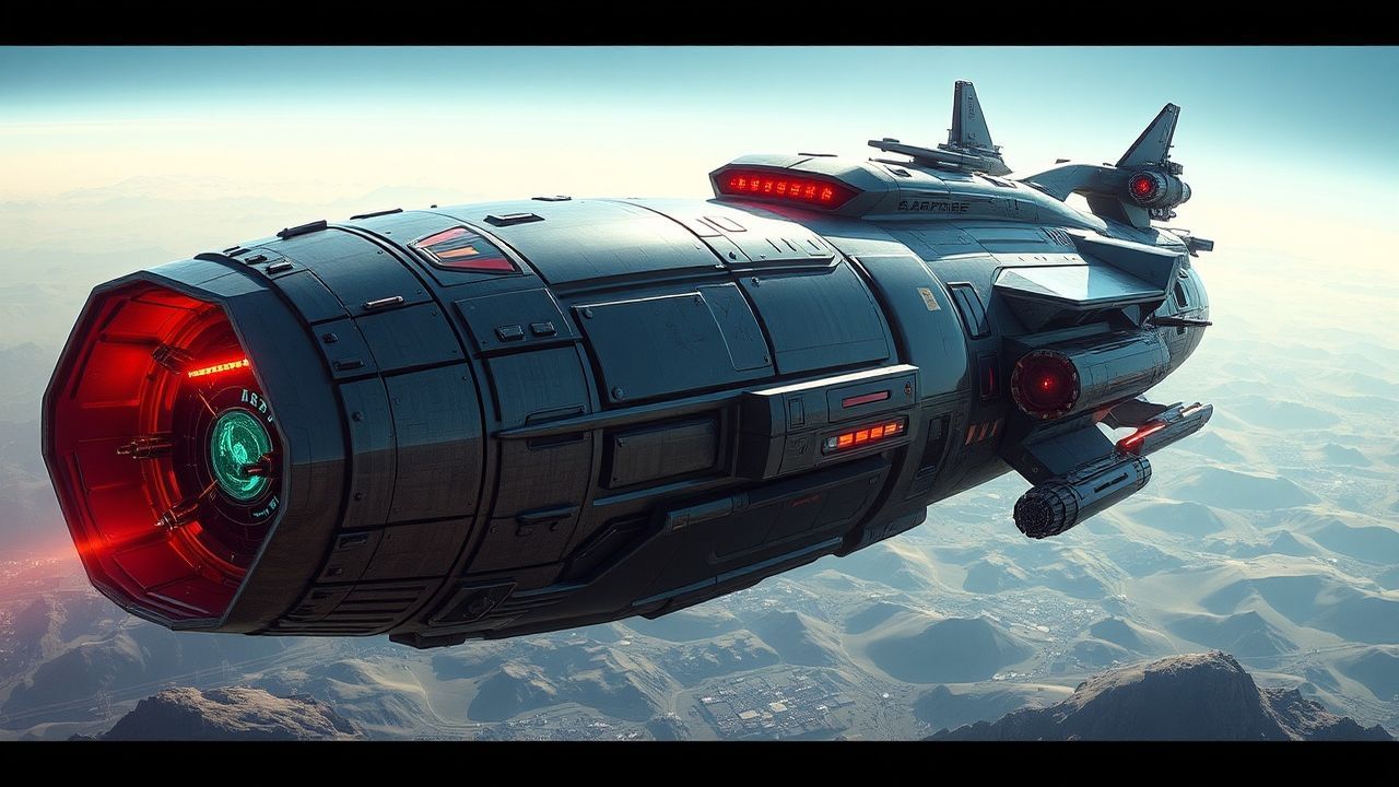 Colossal Bioship Organic Spacecraft