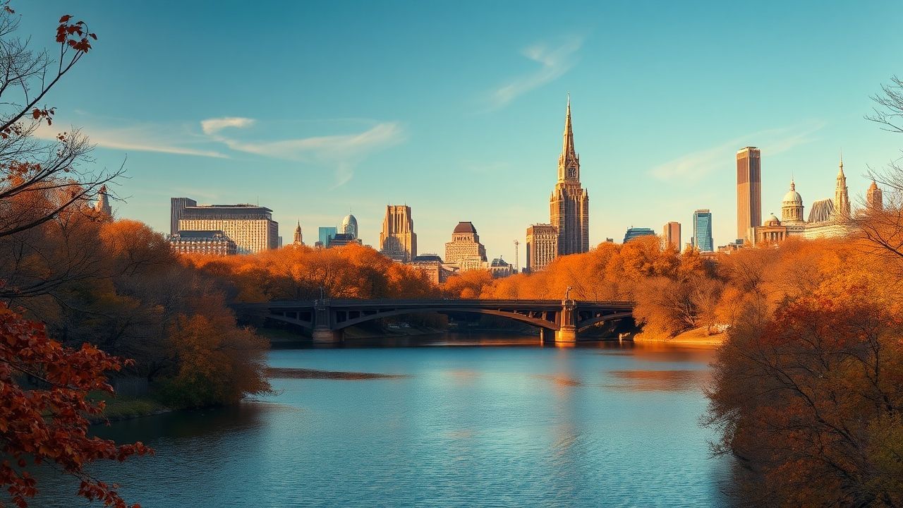 Pristine Central Park Foliage in Autumn