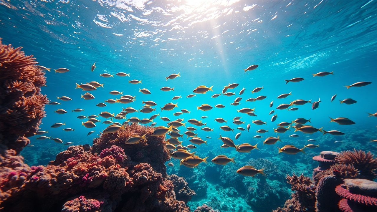 Luminous Coral Reef Vibrant