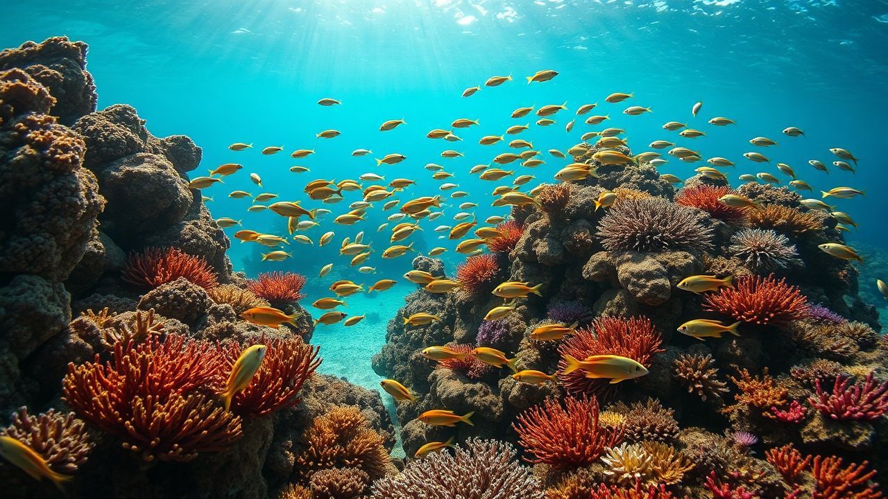 Abyssal Coral Reef Vibrant