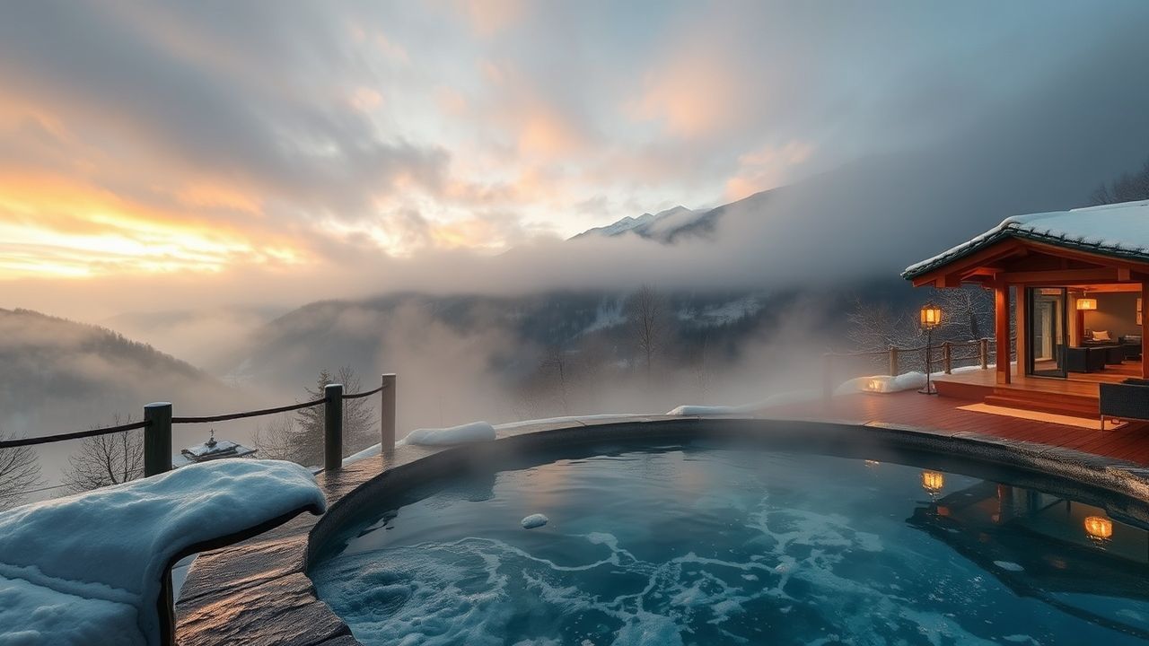 Timeless Onsen Hot Outdoor in Spring