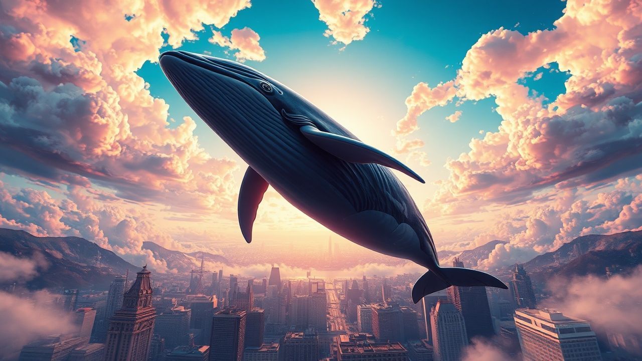 Paradoxical Whale Flying City