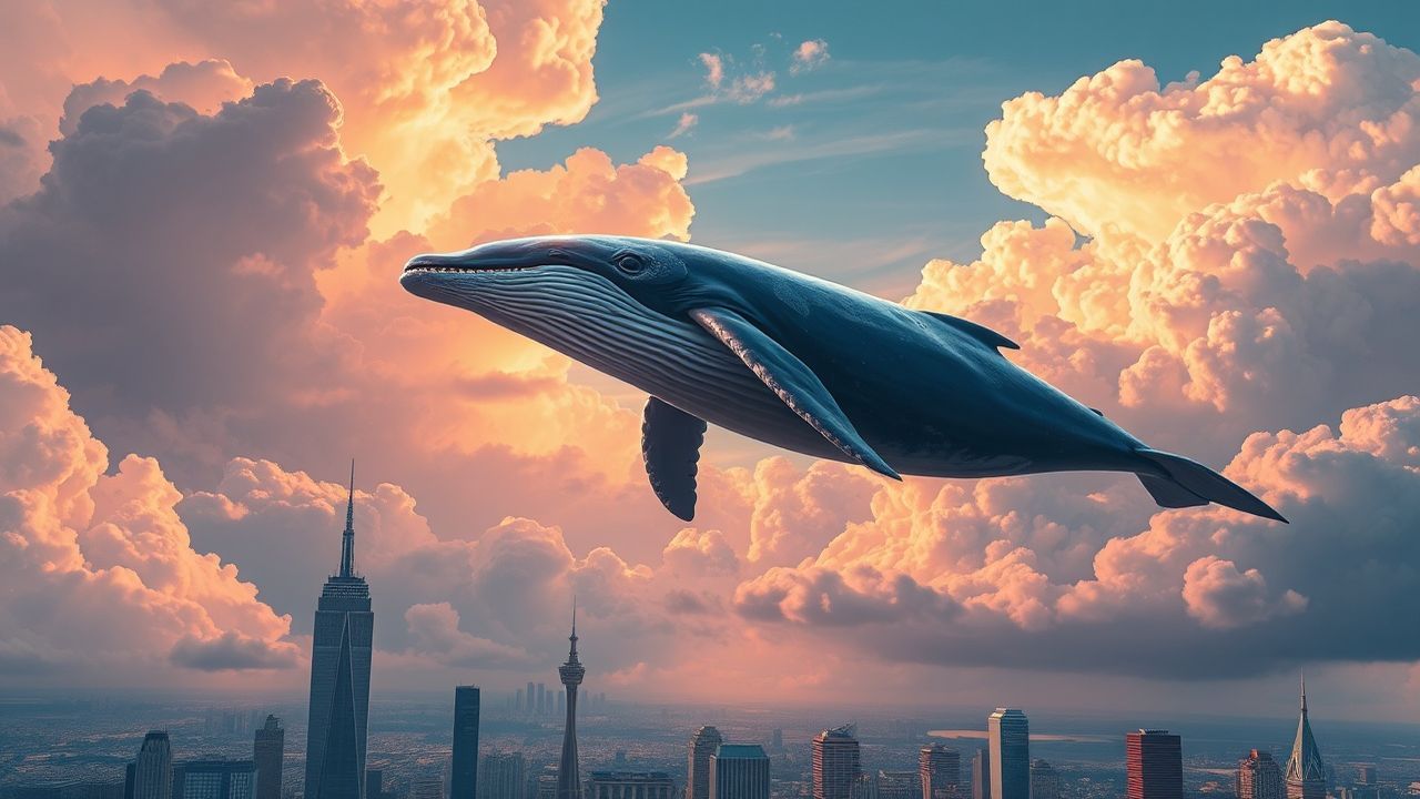 Infinite Whale Flying City